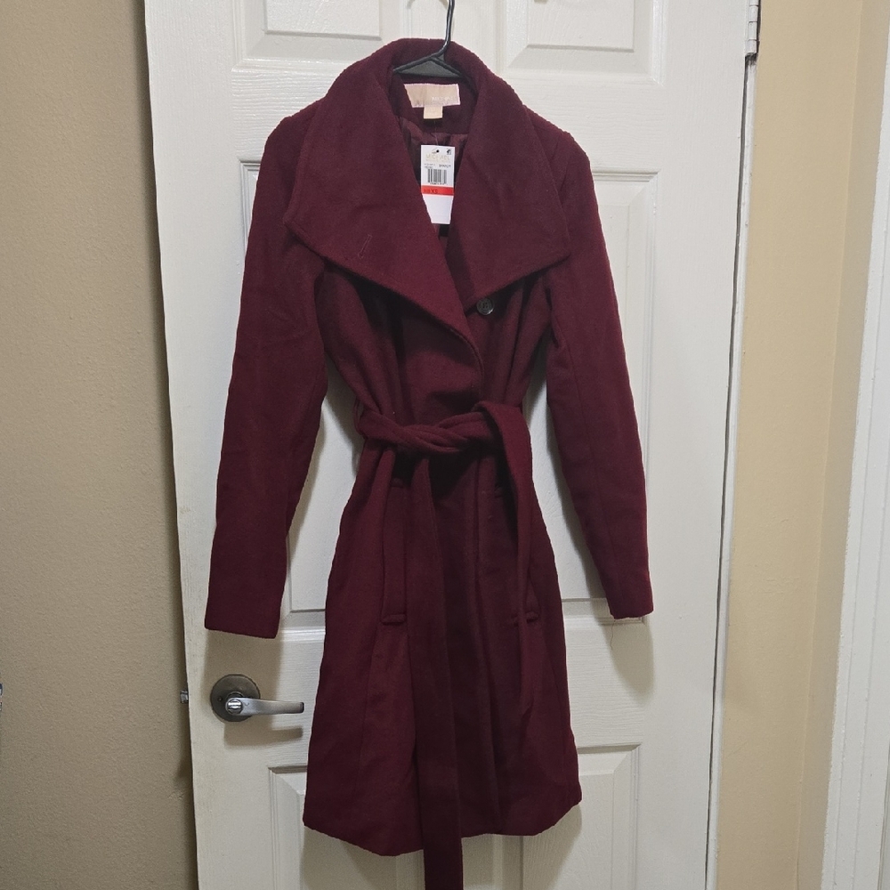 Women's Michael Kors Coat (Color Brandy)